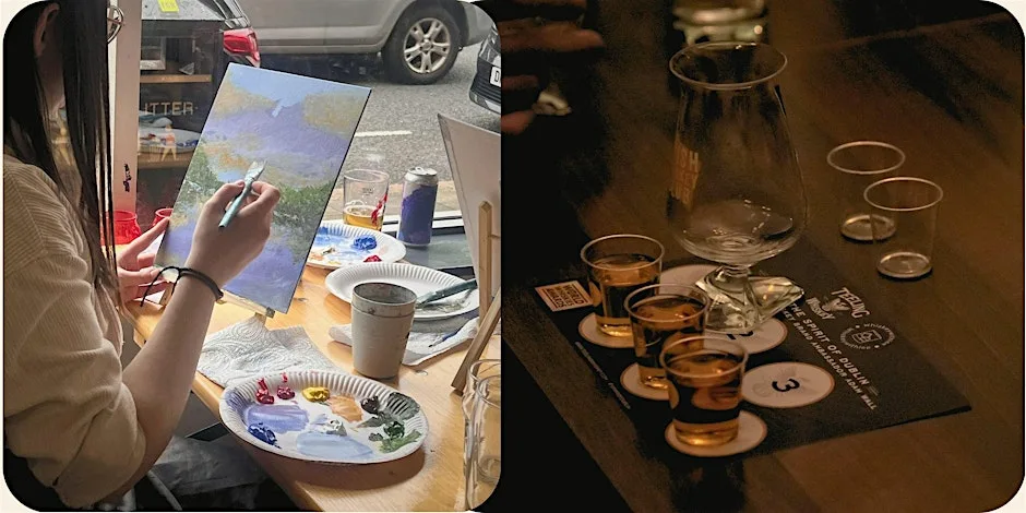 Paint and Sip Whiskey Tasting at Boundary Taproom at Boundary Taproom