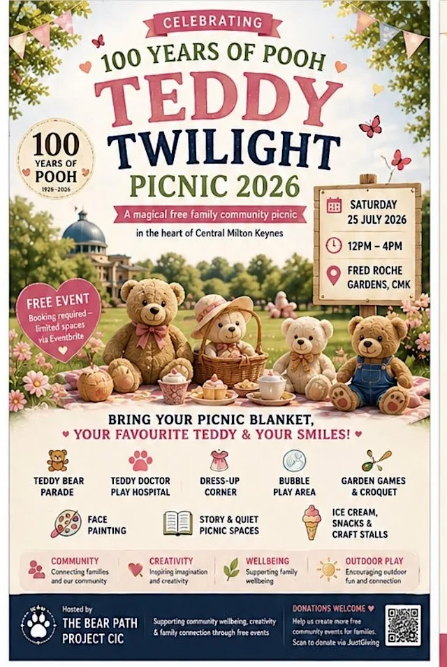 World Record Attempt at TEDDY TWILIGHT PICNIC 2026 at Fred Roche Gardens