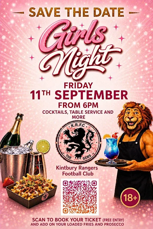 Girls Night at Kintbury Rangers Football Club