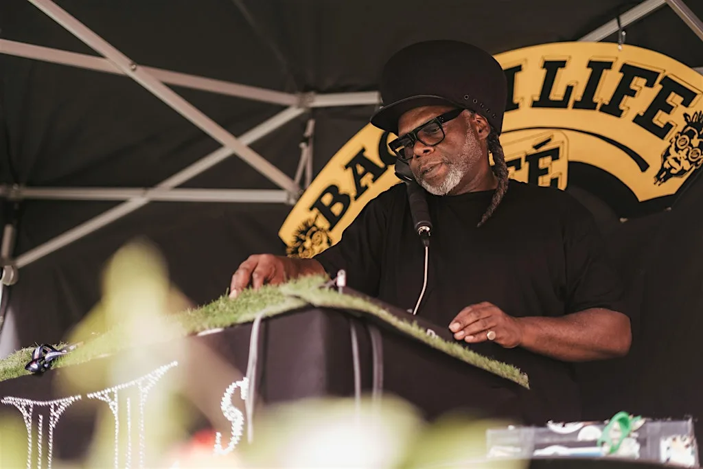 Back II Life Cafe with Jazzie B at Camden Market Hawley Wharf