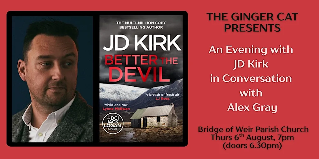 An Evening with JD Kirk in Conversation with Alex Gray at Bridge of Weir Parish Church