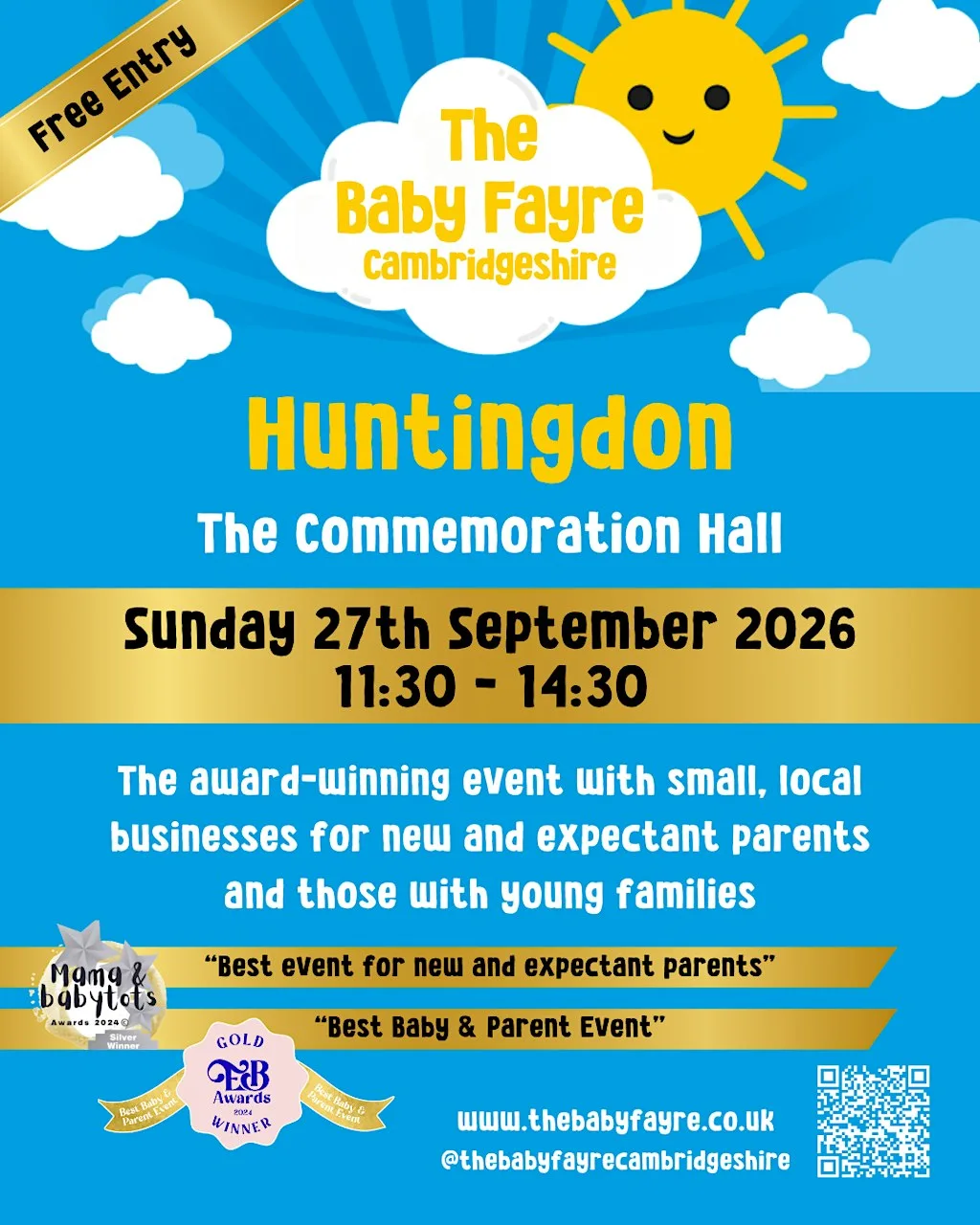 The Baby Fayre Huntingdon at The Commemoration Hall