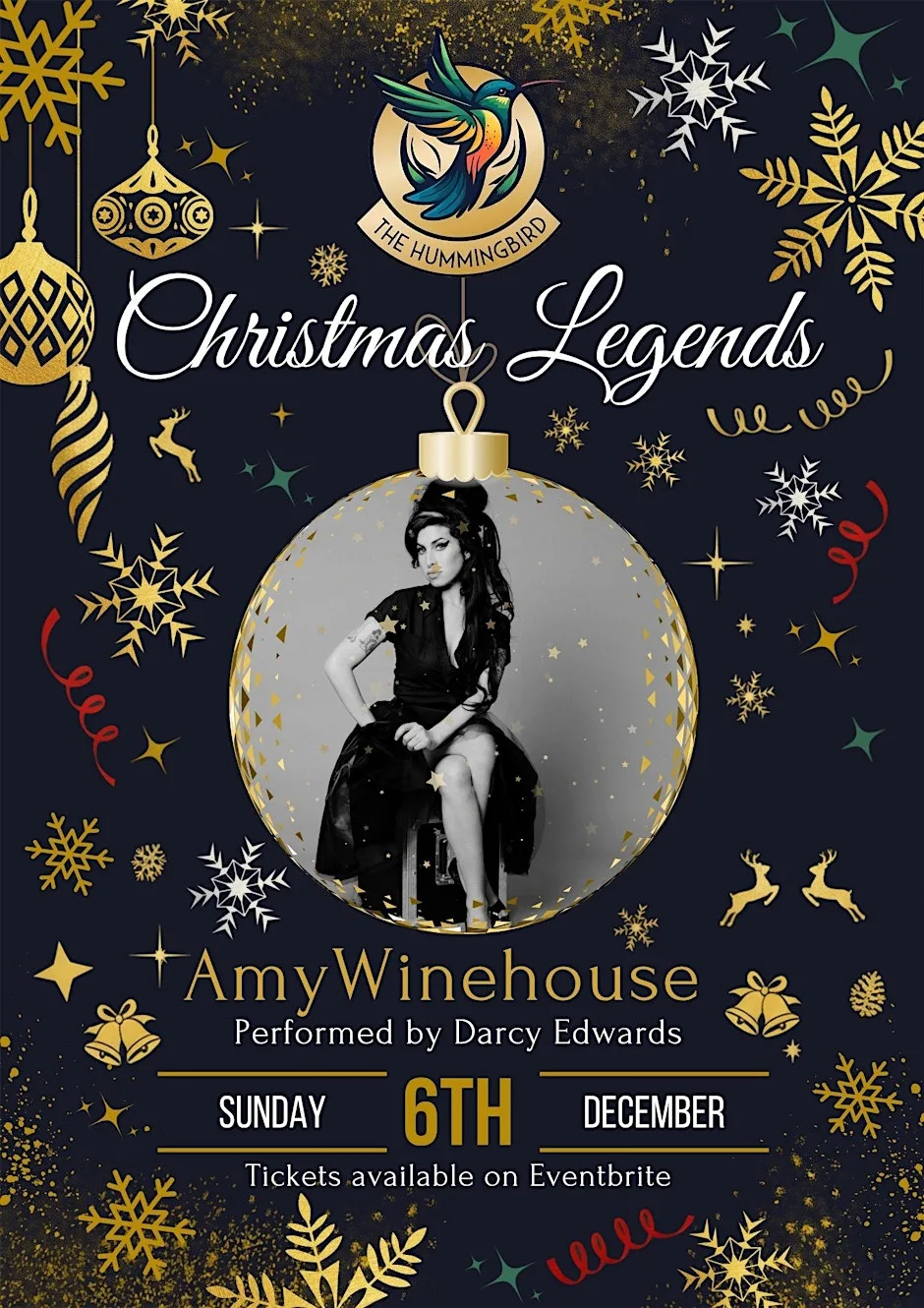 Christmas Legends - Amy Winehouse performed by Darcie Edwards at The Hummingbird