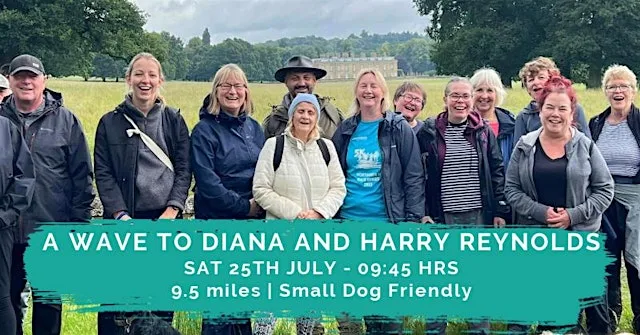 A WAVE TO DIANA AND HARRY REYNOLDS | 9.5 MILES | NORTHANTS at St. Mary the Virgin with St. John Church, Great Brington.