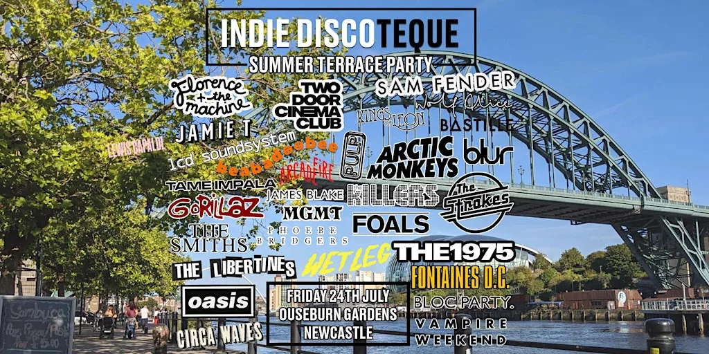 Indie Discoteque Summer Terrace Party (Newcastle) at Ouseburn Garden