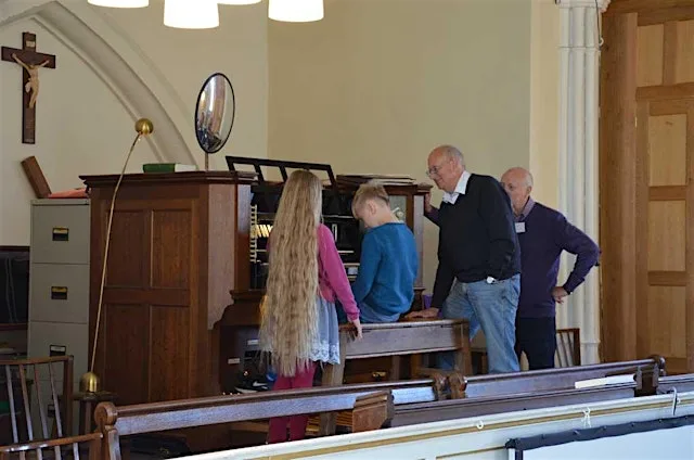 Hands on the Willis Organ! at St Mary & St Giles Church