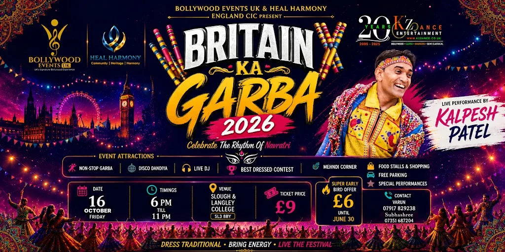 Britain Ka Garba Dandiya 2026 at Slough & Langley College (Windsor Forest Colleges Group)