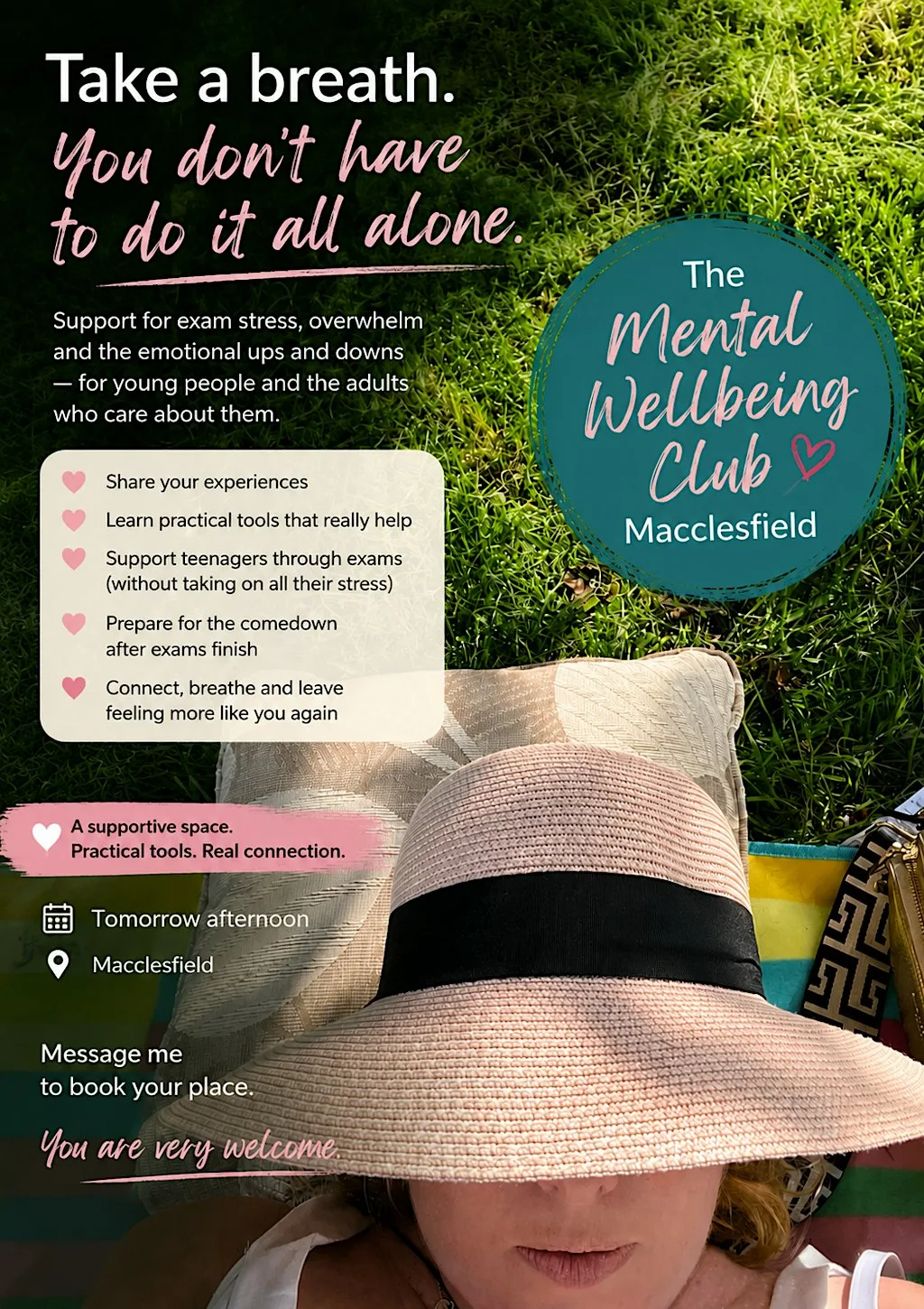 The Mental Wellbeing Club™ with Hannah Beko in Macclesfield at Pause Studio