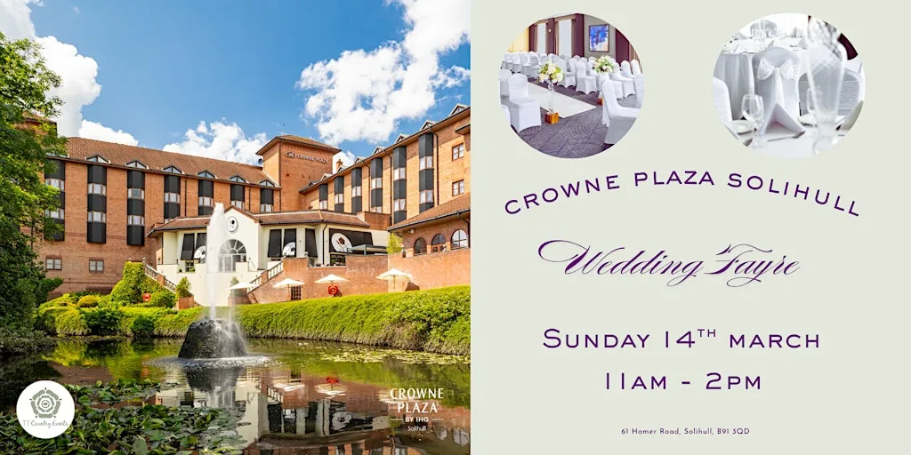 Crowne Plaza Solihull Wedding Fayre