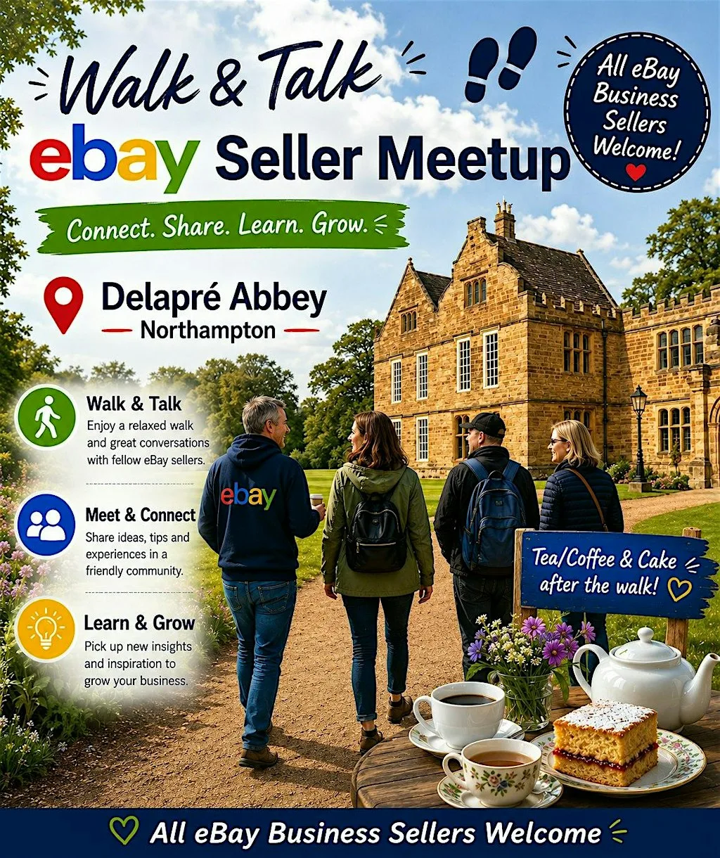 eBay Business Seller Meetup Northampton September 'Walk & Talk' at Delapré Abbey