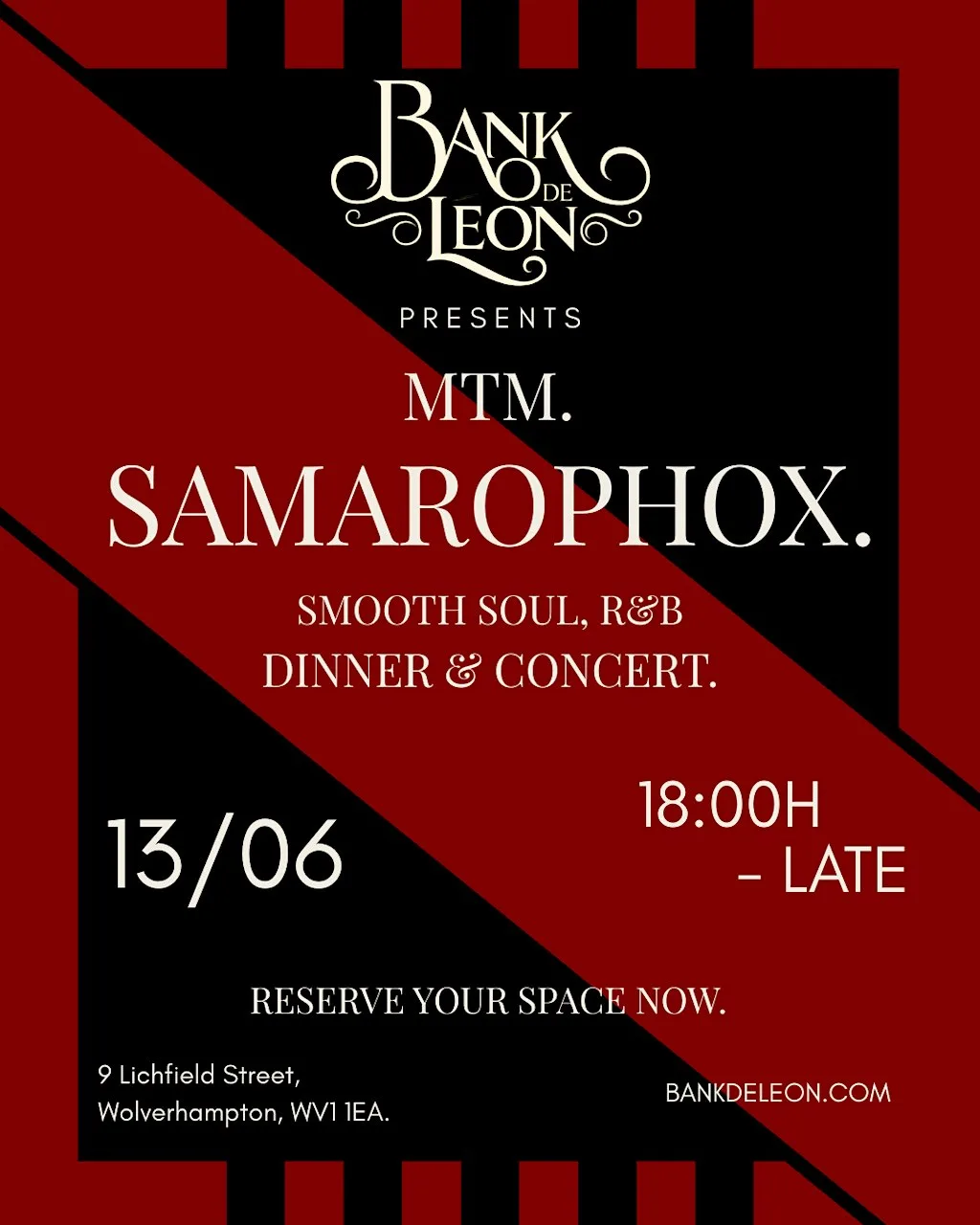 No Scrubs - R&B & Soul Live Band | Every second Saturday. at BANK DE LÉON