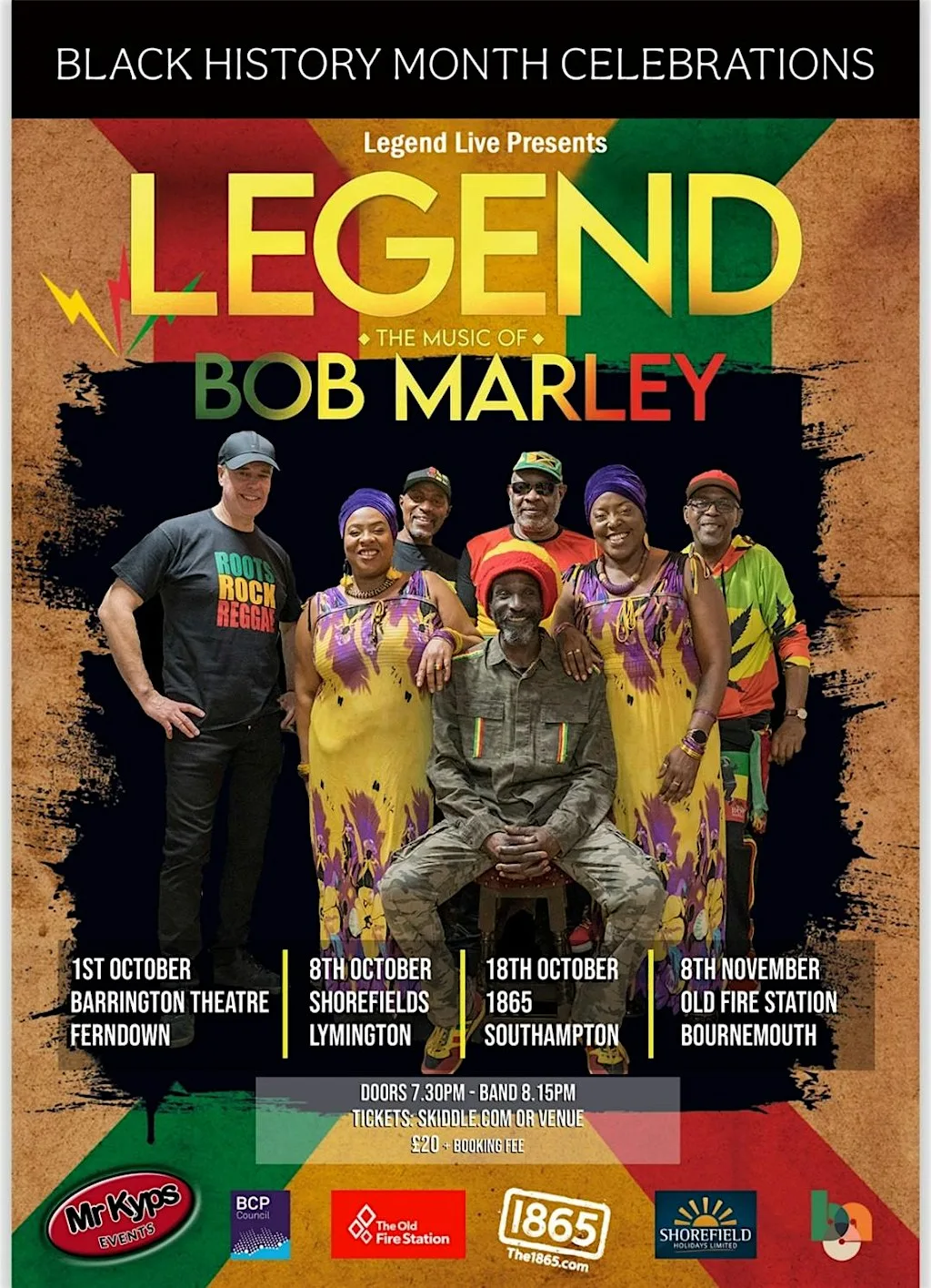 Legend Live presents a tribute to Bob Marley