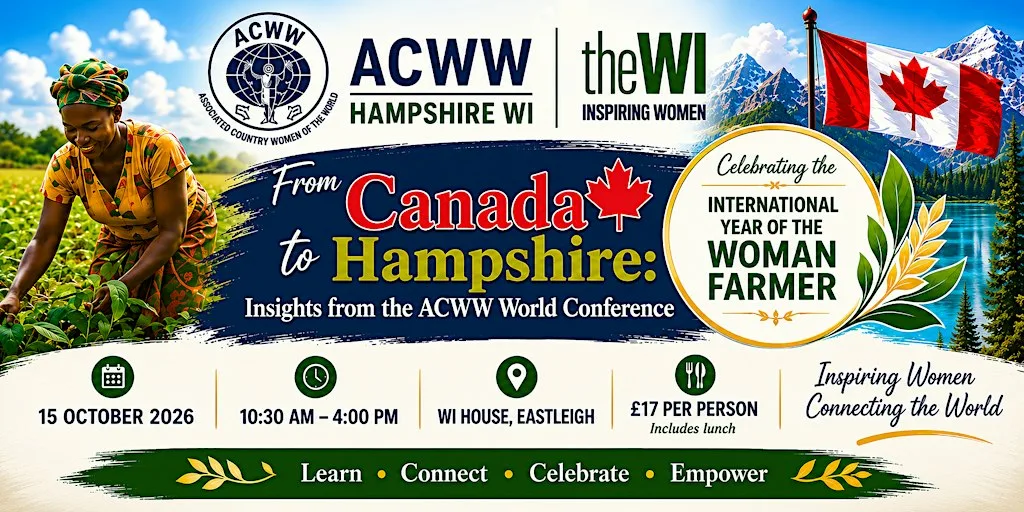 From Canada to Hampshire - Insights from the ACWW World Conference