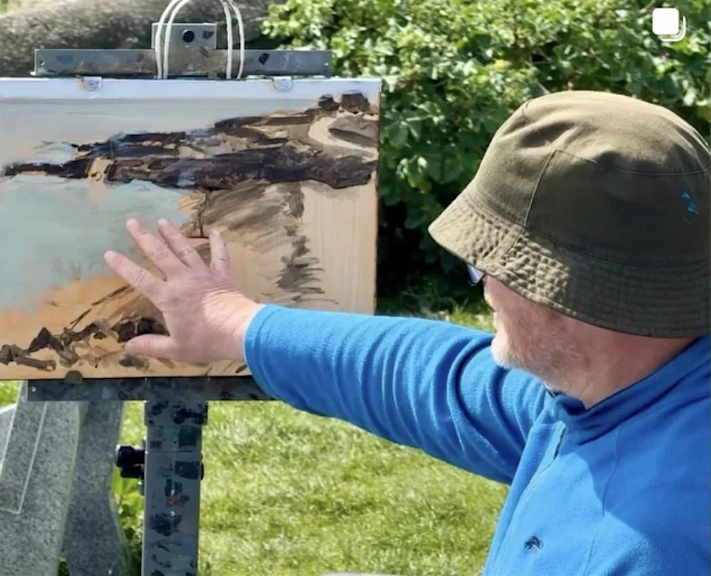 Monaghan Plein Air Festival - workshop with Artist Kieran Guckian at Lough Muckno Leisure Park