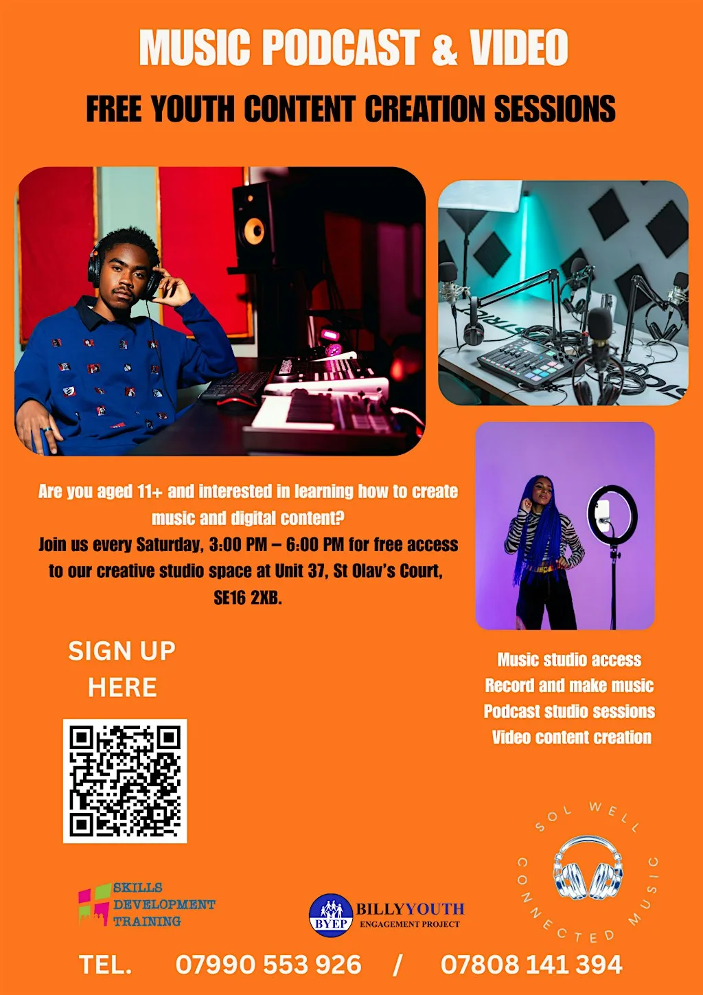 Free weekly Podcast, Music & Content Creation, Every Saturday 3pm