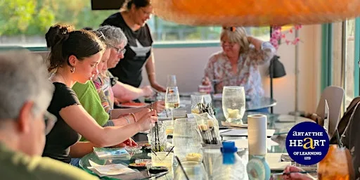 Paint and Sip Solihull | Solihull Art Meetup (Art Class for Adults) at The Beech House, Solihull