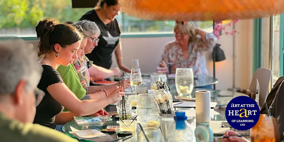 Paint and Sip Solihull | Solihull Art Meetup (Art Class for Adults) at The Beech House, Solihull