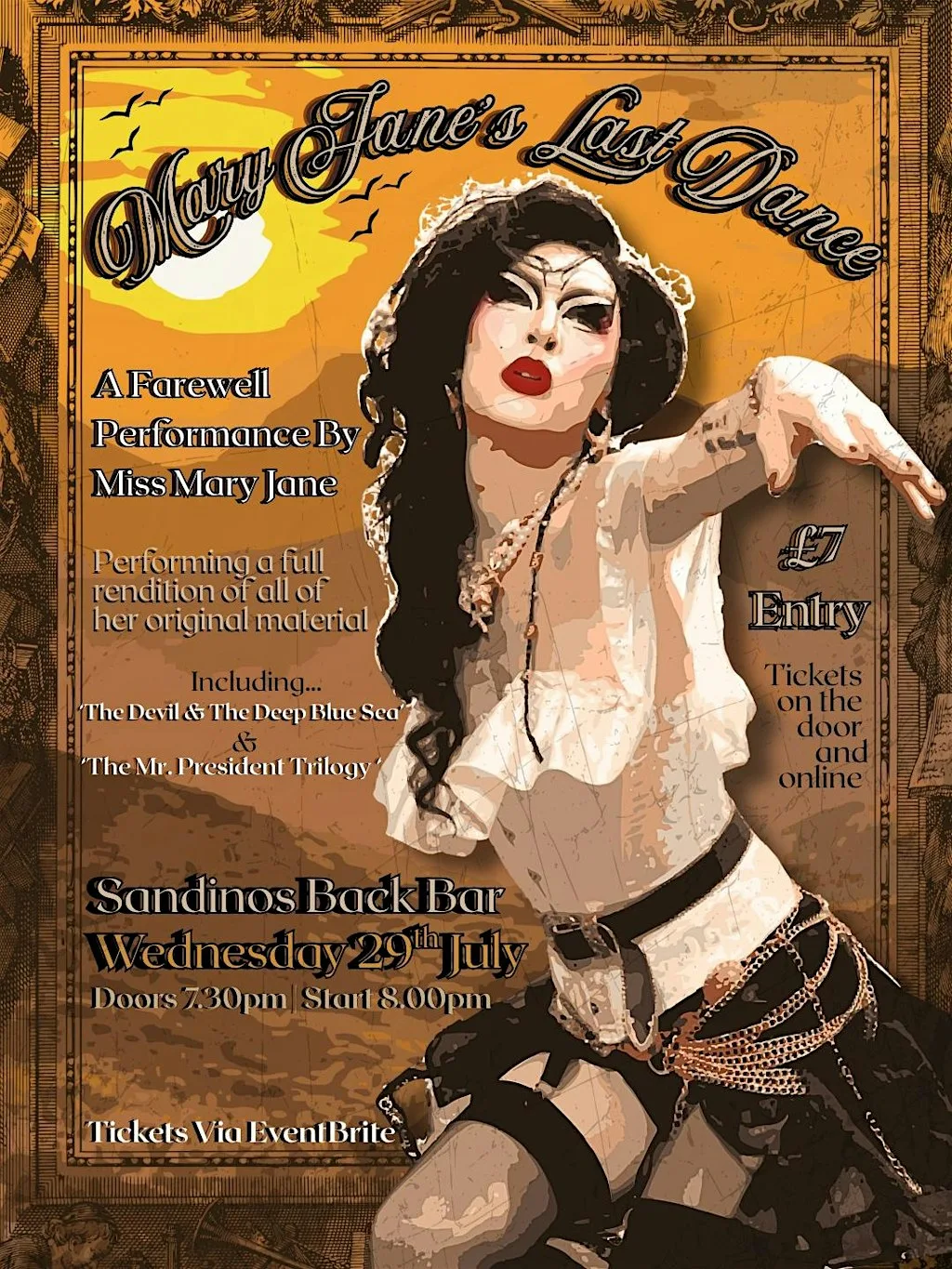 Mary Jane's Last Dance | A Farewell Performance By Miss Mary Jane at Sandinos