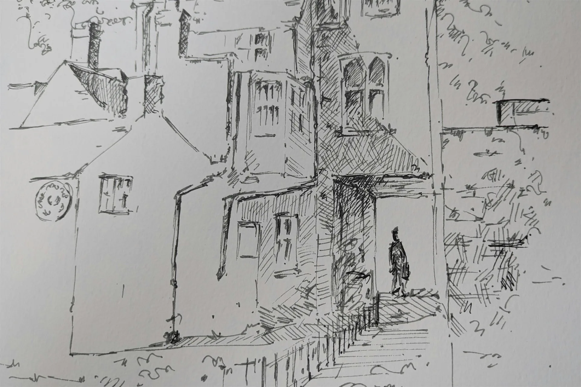 The Art of Urban Sketching: Hitting the Streets! at Queen Victoria Road