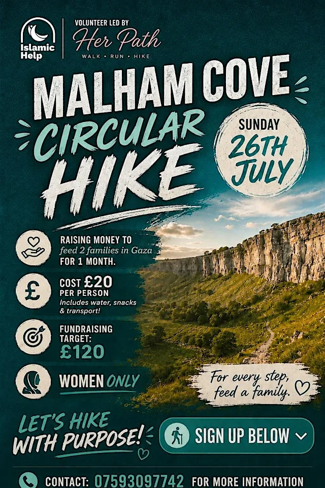 Malham Cove Hike for Gaza (Women only) at Malham Cove
