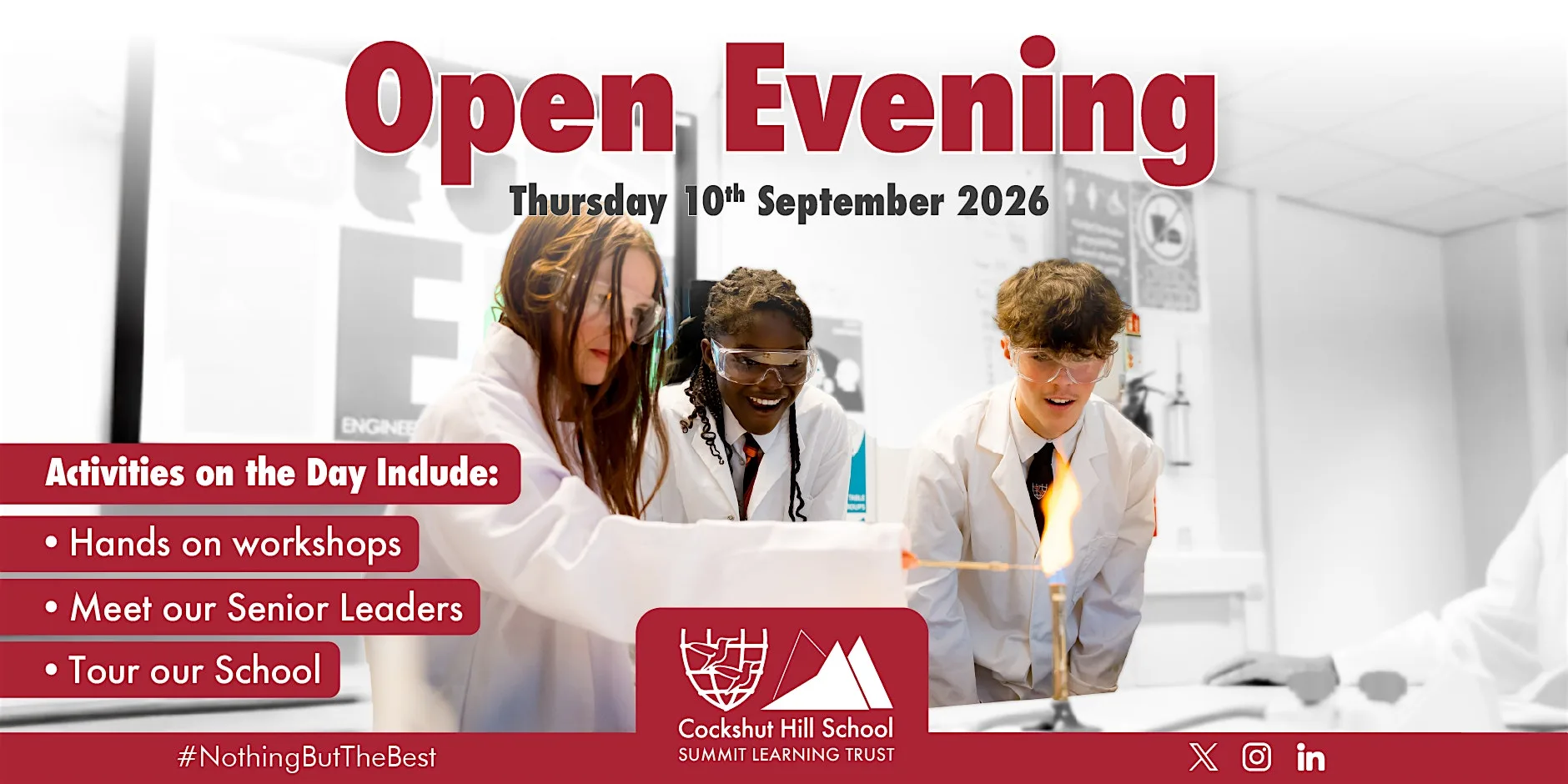 Open Evening at Cockshut Hill School