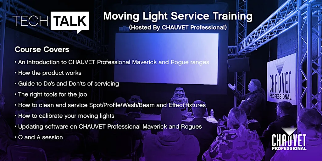 CHAUVET Professional Moving Light Service Training at Adlib Liverpool