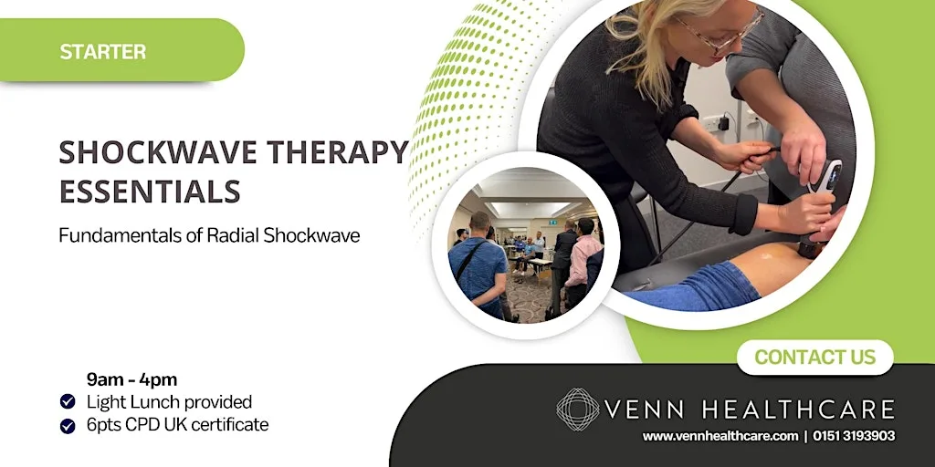 SHOCKWAVE THERAPY ESSENTIALS (RPW) at Venn Liverpool Training Centre