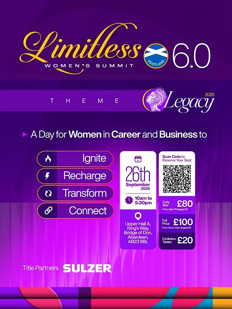 Limitless Women’s Summit 2026 – Scotland. 6.0 at King's Way