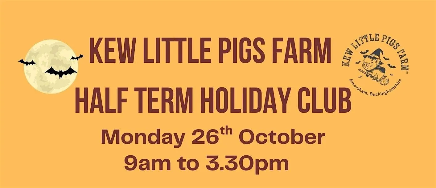Kew Little Pigs Farm Halloween Holiday Club at Kew Little Pigs Farm