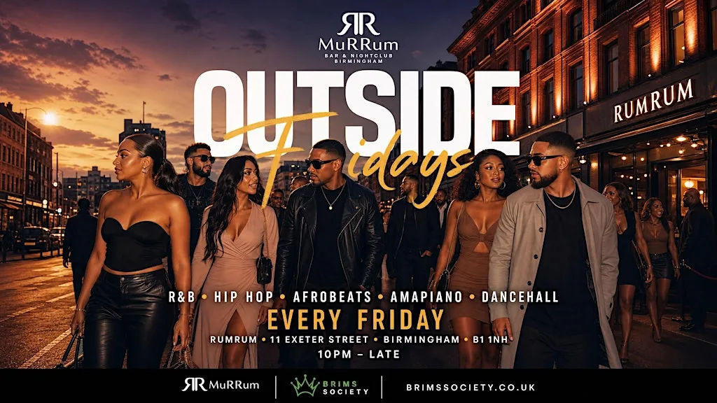 OUTSIDE FRIDAYS • Party + Free Food at RumRum VIP Bar & Lounge