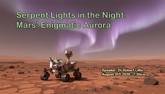 Serpent Lights in the Night: Mars’ Enigmatic Aurora at Mexborough Church Hall