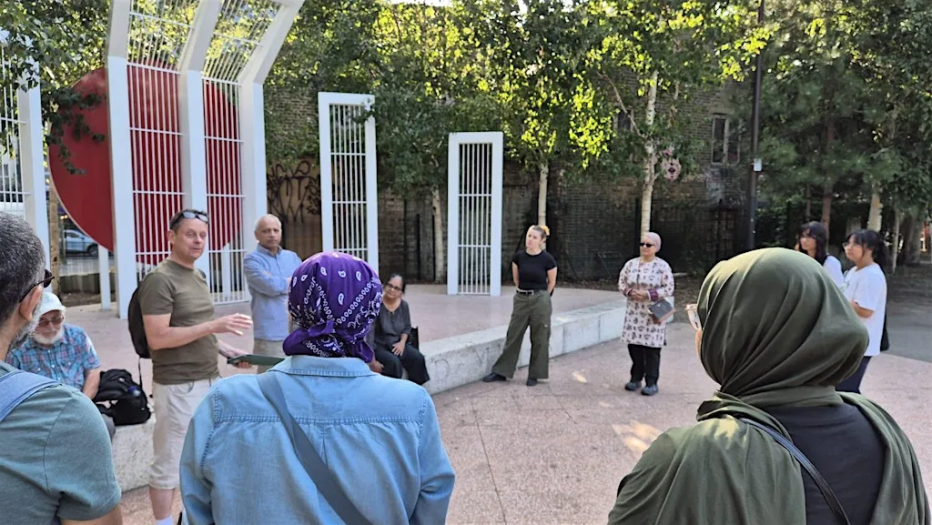 East London Bengali Heritage Walk by Swadhinata Trust at Altab Ali Park