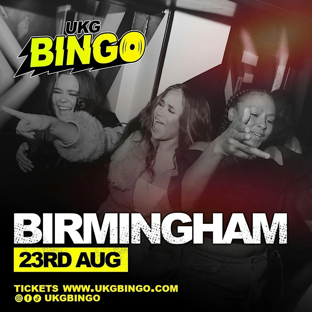 UKG BINGO Birmingham (Sat, 23rd Aug) at RumRum VIP Bar & Lounge