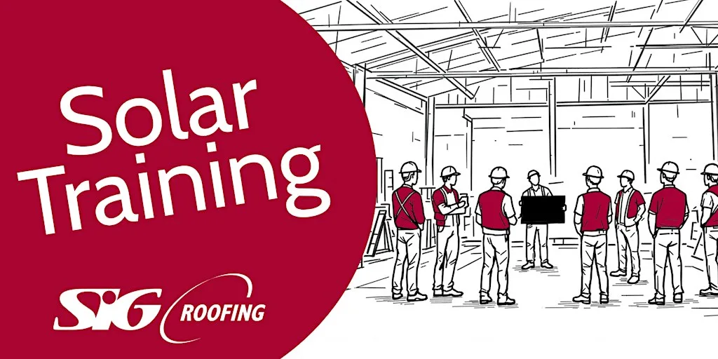 SIG Roofing Solar Training in Middlesbrough - PM