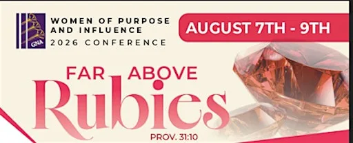 WOPI 2026 - Far Above Rubies - Proverbs 31:10 // 7th - 9th August