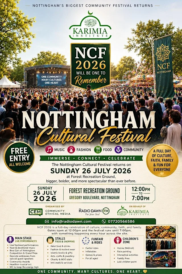 Nottingham Cultural Festival 2026