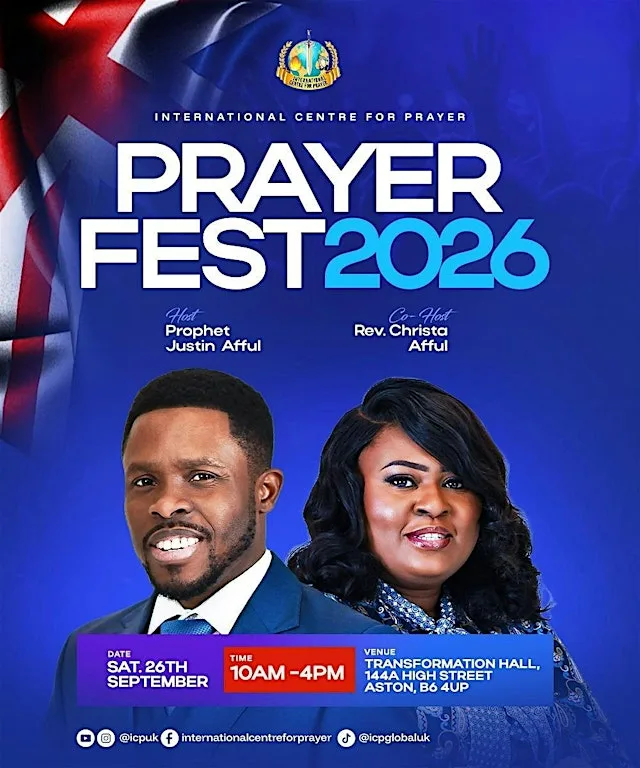 P R A Y E R F E S T Birmingham | Christian Prayer Conference UK at International Center for Prayer