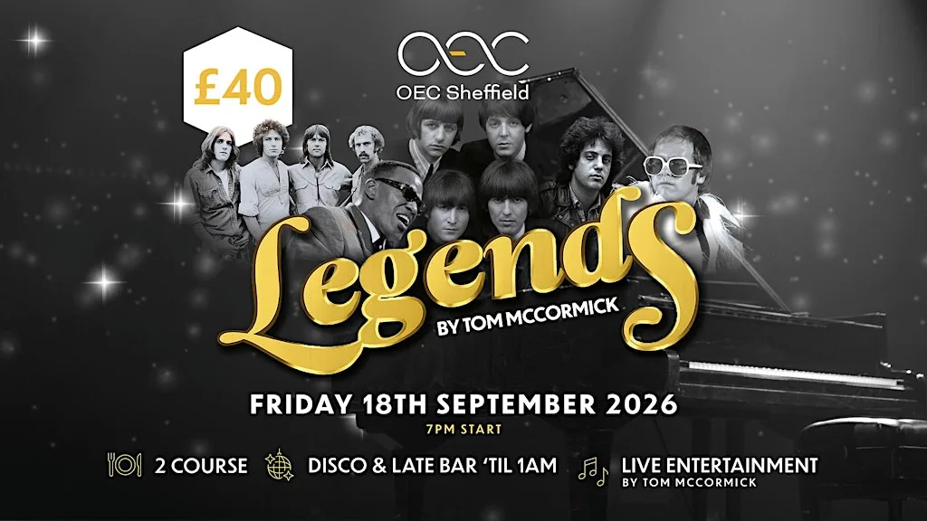 Legends by Tom McCormick at The OEC Sheffield