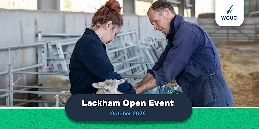WCUC Open Event- Lackham- October at Wiltshire College & University Centre Lackham