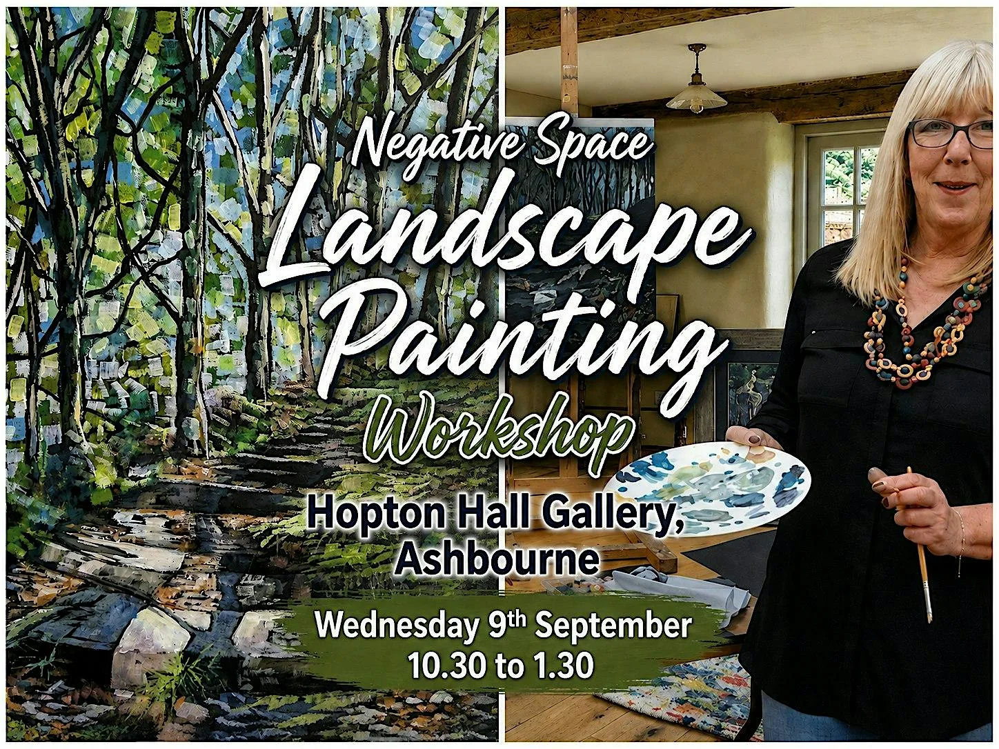 Negative Space Landscape Painting