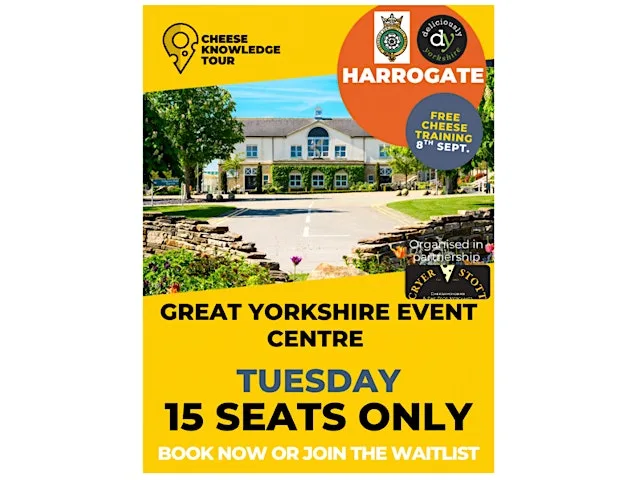 Free Cheese Training at Great Yorkshire Events Centre at Great Yorkshire Events Centre