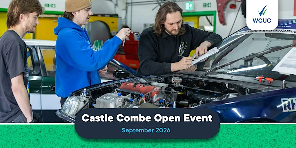Castle Combe HE Open Day September at Wiltshire College & University Centre Castle Combe - Motorsport