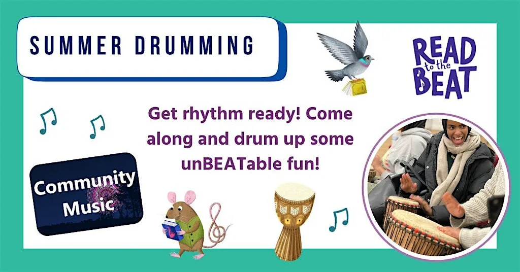 Summer Drumming at Oadby Library
