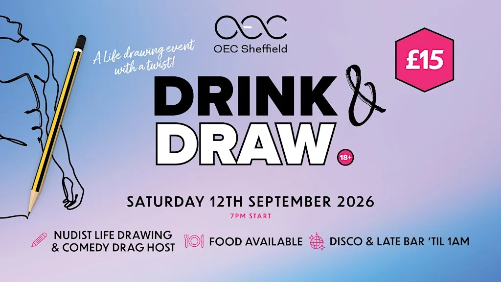 Drink and Draw at The OEC Sheffield