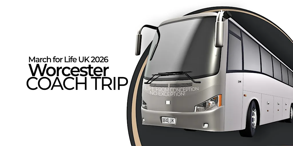 Worcester Coach Trip to March for Life UK 2026 at St George's Catholic Church, Worcester