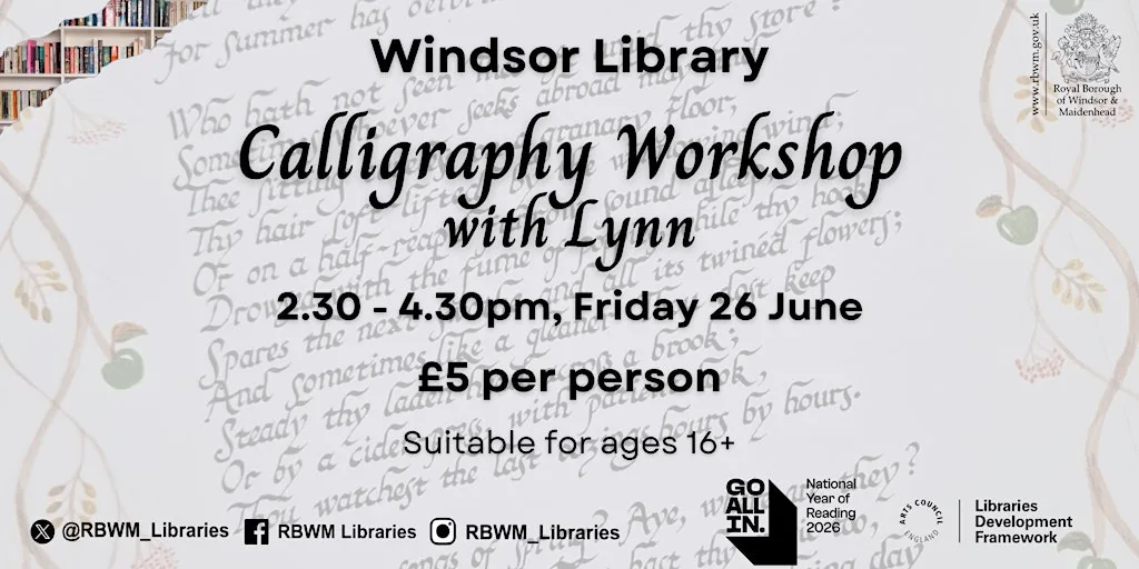 Calligraphy Workshop with Lynn