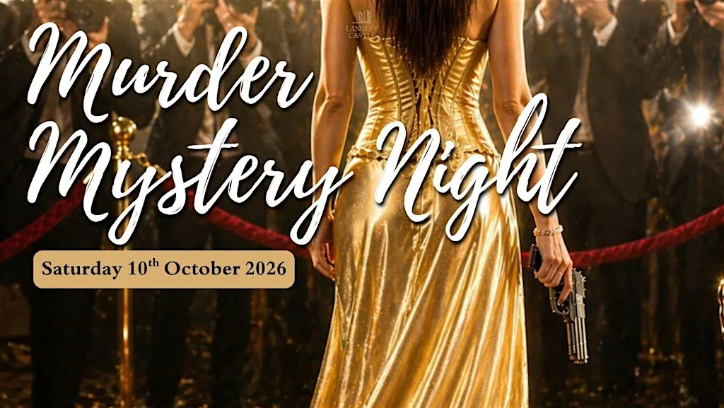 Murder Mystery Evening 10th October 2026 at Langley Castle Hotel
