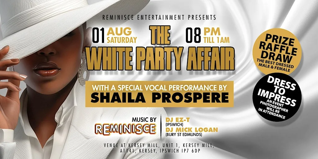 THE WHITE PARTY AFFAIR by REMINISCE at The Venue at Kersey Mill