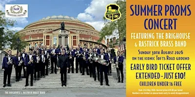 Brighouse & Rastrick Brass Band Summer Proms Concert at Pudsey St Lawrence Cricket Club