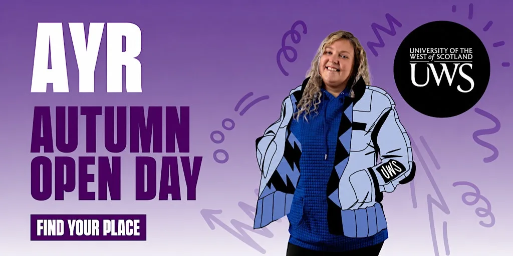Autumn Undergraduate Open Day - Ayr Campus at UWS Ayr Campus